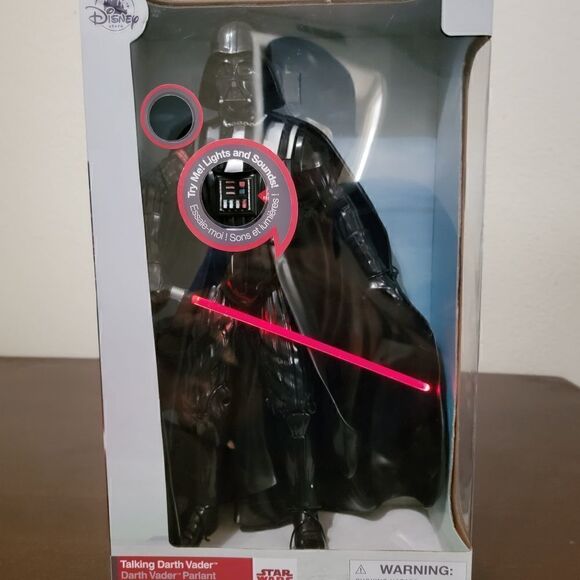 Star Wars Darth Vader Talking Action Figure Light and Sound Doll Disney Store - Picture 7 of 7